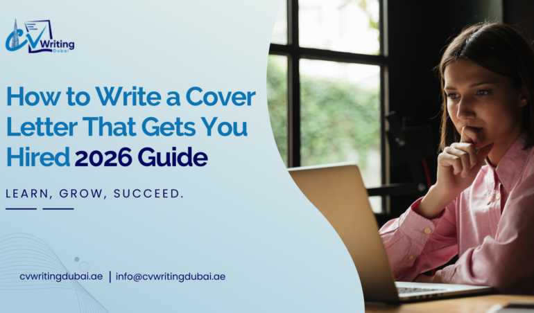How to write a cover letter